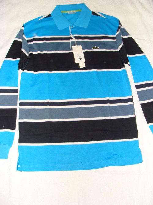 Mens Lacoste Long Sleeve T Shirt Slim Fit Large