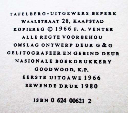 Gelofteland - F.A. Venter