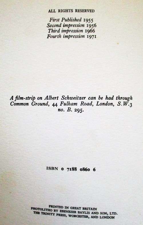 Forest Doctor : The Story of Albert Schweitzer by Cecil Northcott