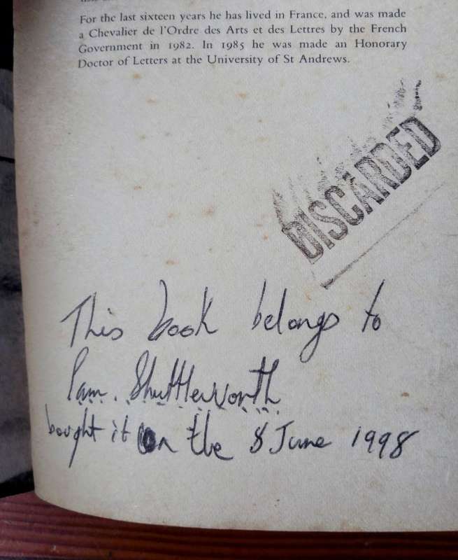 Backcloth by Dirk Bogarde