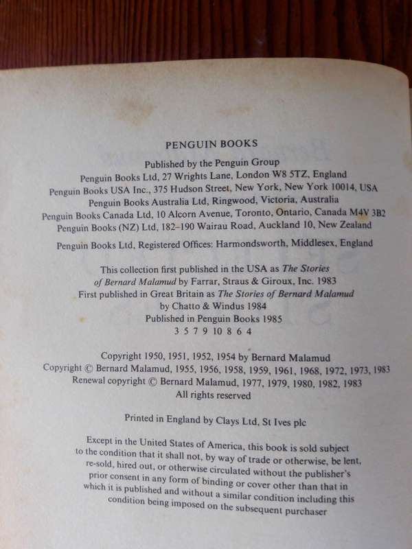 Selected Stories by Bernard Malamud