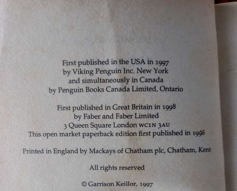 Wobegon Boy by Garrison Keillor