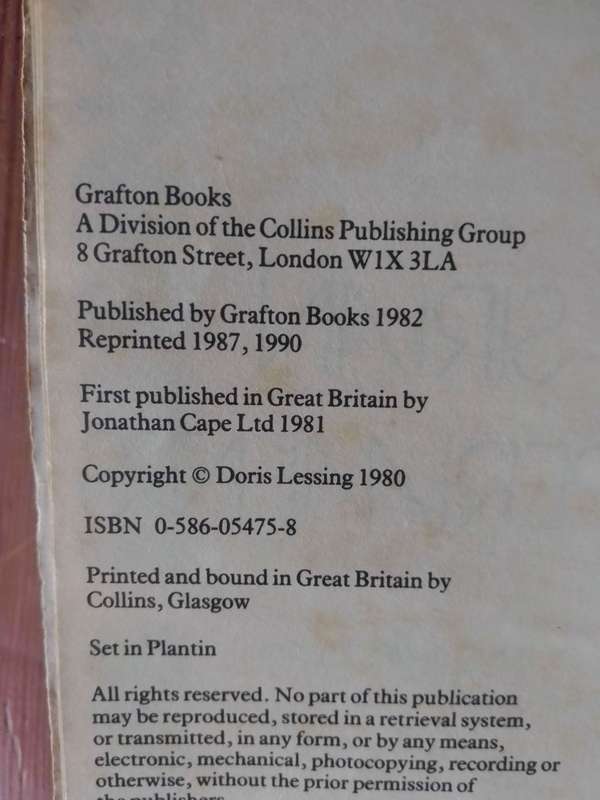 The Sirian Experiments by Dorris Lessing