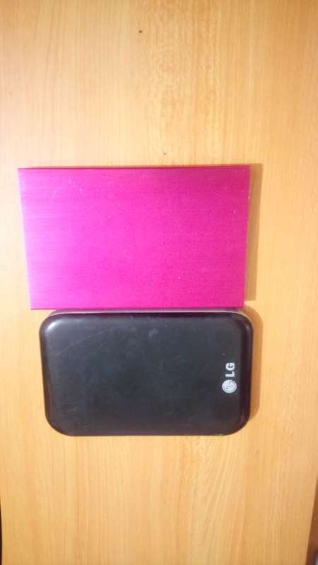 LG  & WESTERN DIGITAL PORTABLE HARD DRIVE