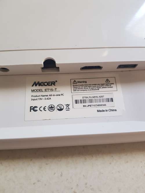 Mecer ET15-T All in one PC Touch Screen
