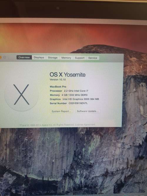 Apple MacBook Pro **Late 2011 ** Core i7** 500GB** Great Condition **