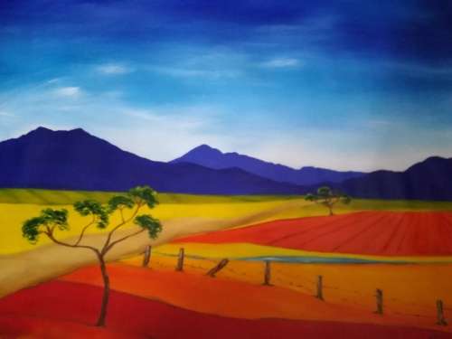 Landscape - Oil - B. Allan