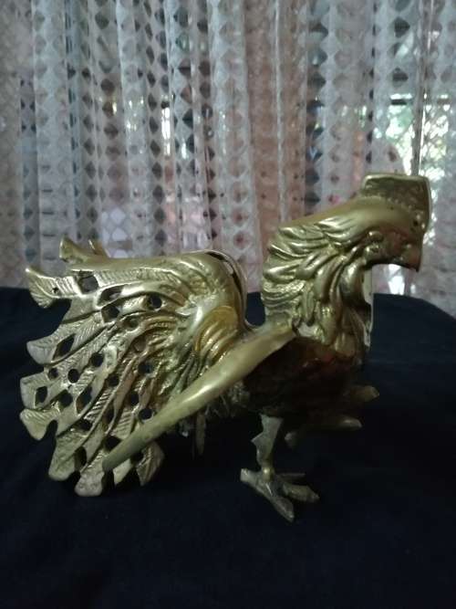 Brass - Fighting Cocks - Set of 2