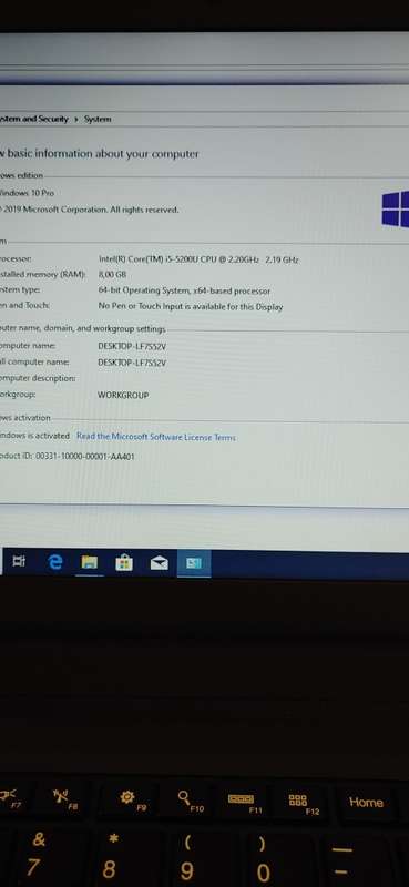 LENOVO THINKPAD E550 **CORE i5 5th Gen**8GB RAM**1TB**