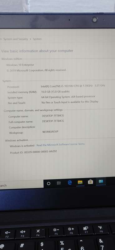 Lenovo Thinkpad T14 | Core i5 | 10th Generation | 256SSD Drive | 16GB RAM |  14" Full HD Display