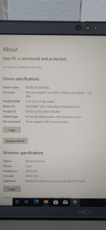 Monster Dell Latitude 5520| Core i5 | 11th Gen | 512SSD | 32GB DDR4 Ram | 15.6" Full HD