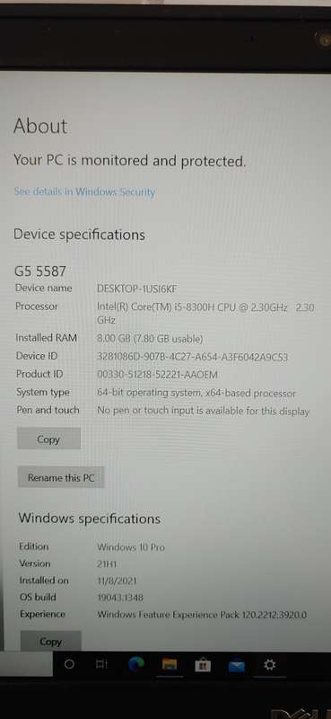 Dell G5 15 Gaming | Core i5 | 8th Generation | 128SSD + 1TB HDD | 8GB Ram | 15.6" Full HD | Nvidea