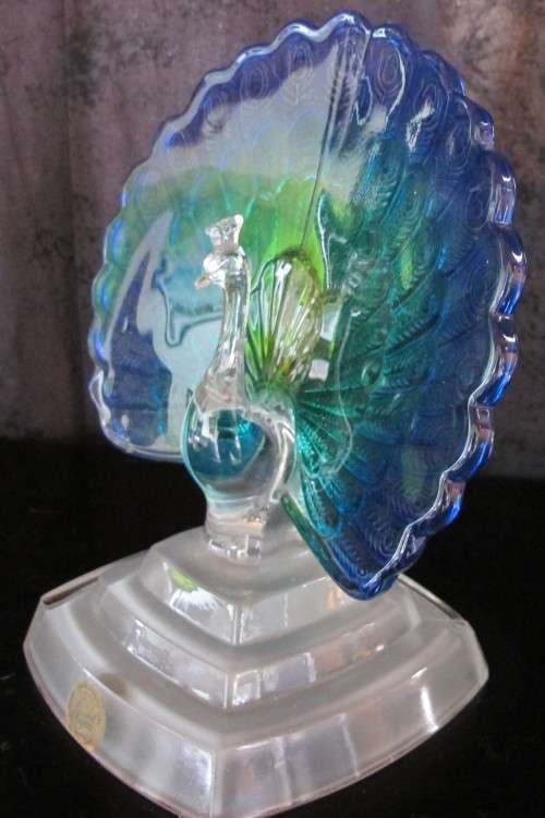 VINTAGE GLASS ORNAMENTS and VASES