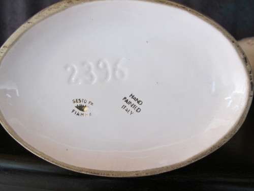 BOX SPECIAL - VINTAGE HAND PAINTED ITALY VASE`S