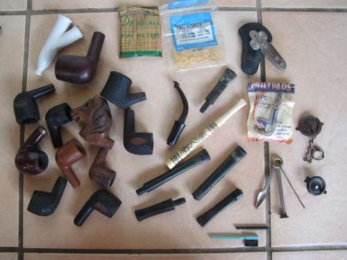 BOX SPECAIL - VINTAGE WOODEN PIPES & OTHER