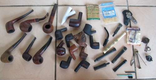 BOX SPECAIL - VINTAGE WOODEN PIPES & OTHER