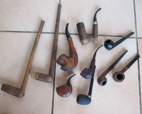 BOX SPECAIL - VINTAGE WOODEN PIPES