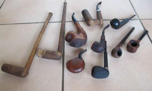 BOX SPECAIL - VINTAGE WOODEN PIPES