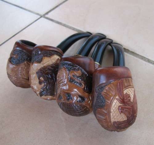 BOX SPECAIL - VINTAGE WOODEN PIPES & OTHER