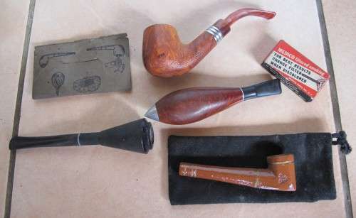 BOX SPECAIL - VINTAGE WOODEN PIPES & OTHER