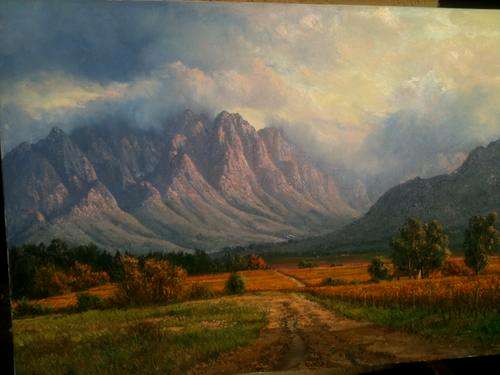 Original Oil painting Casey van der Leek 