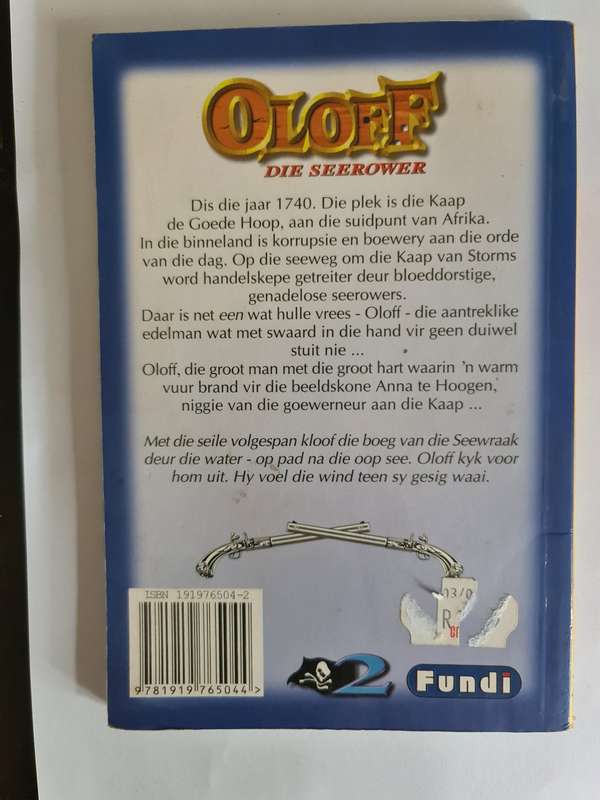 Oloff die Seerower, No 2, Die Seewraak, Gerrie RTadloff
