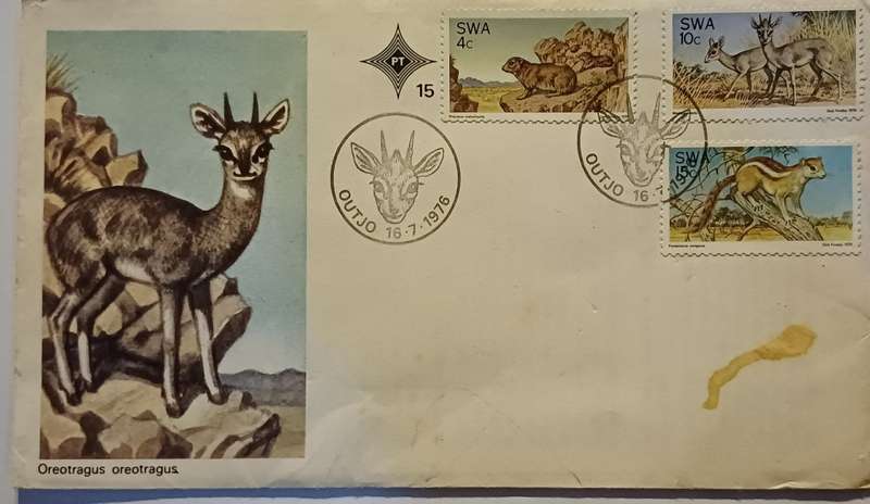 South West Africa 1976 FDC 15 Nature Conservation
