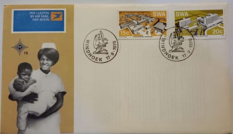 South West Africa 1976 FDC 16 Modern Buidlings