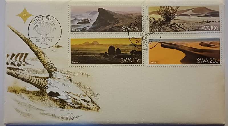 South West Africa 1977 FDC 18 Namib Desert
