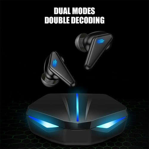 TWS Wireless Gaming Bluetooth Headset with USB Charging Case