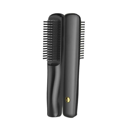 USB Rechargeable Ionic Hair Brush Hair Straightening Tool
