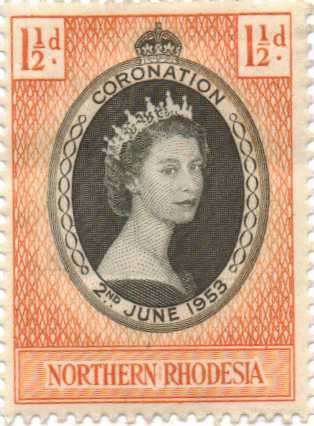 unused MH NORTHERN RHODESIA 1953 Coronation  STAMP @ R1 !!!