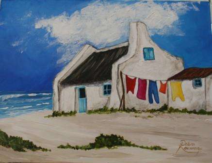 DEBRA ROUSSEAU "Wash Day" Original direct from Artist