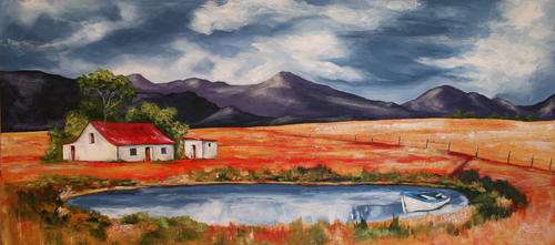 DEBRA ROUSSEAU  "West Coast Color's" Crazy Markdown Price !!!! original oil direct from artist