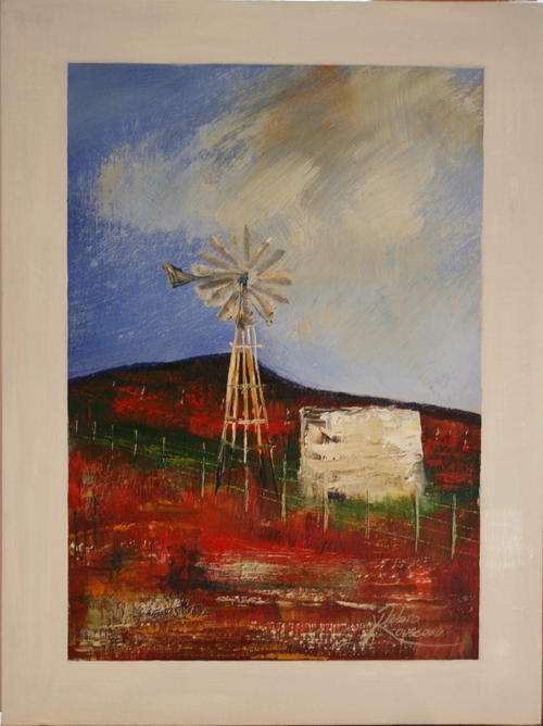 DEBRA ROUSSEAU  "Overberg Fields 2" Special Offer original direct from artist