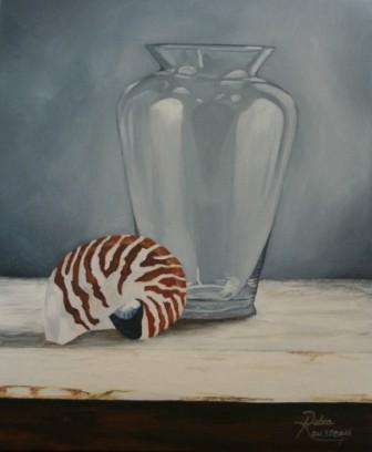 DEBRA ROUSSEAU  "Reflections and Shell" original oil direct from artist