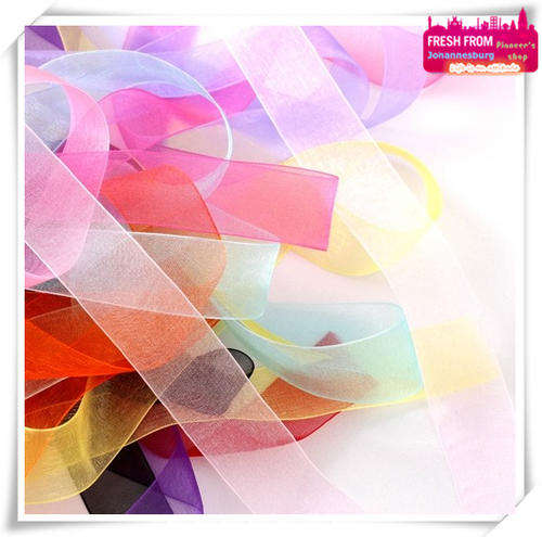 W:2.5cm Organza Ribbon ; DIY ; Gift wrap ribbon ;Wedding