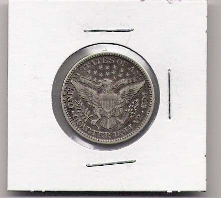 1910  Barber Quarter Dollar "D" Mintmark
