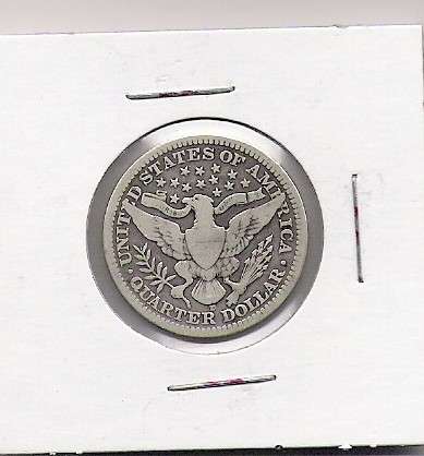 1916 Barber Quarter Dollar "D" Mintmark