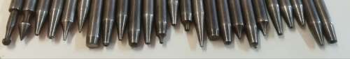Watch repair Staking tools and 50 piece staking punches.