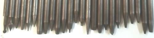 Watch repair Staking tools and 50 piece staking punches.