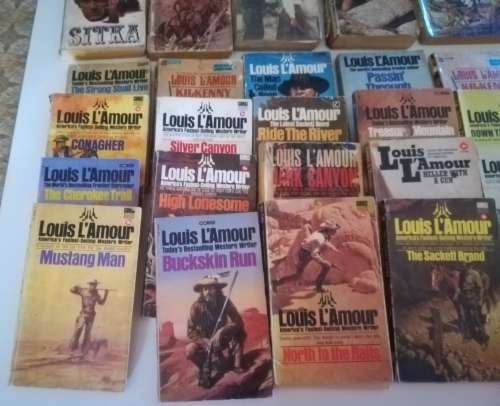 Louis L`Amour soft cover books x30
