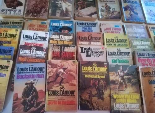 Louis L`Amour soft cover books x30