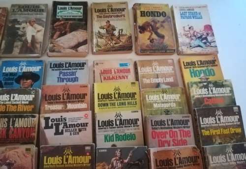 Louis L`Amour soft cover books x30