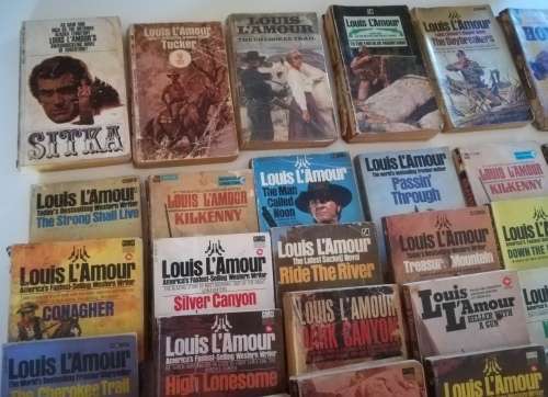 Louis L`Amour soft cover books x30