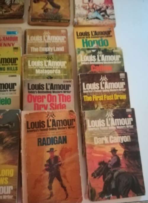 Louis L`Amour soft cover books x30