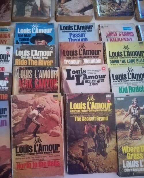 Louis L`Amour soft cover books x30