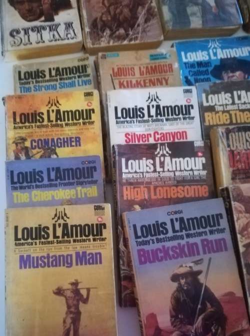 Louis L`Amour soft cover books x30