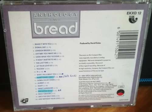 ANTHOLOGY OF BREAD CD