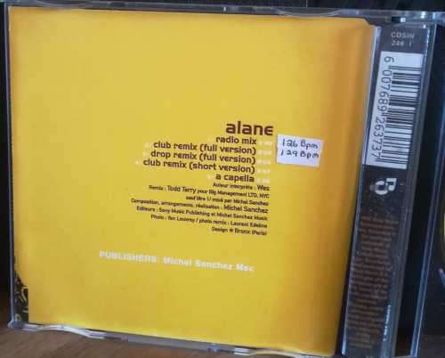 WES ALANE-TODD TERRY REMIXES CD